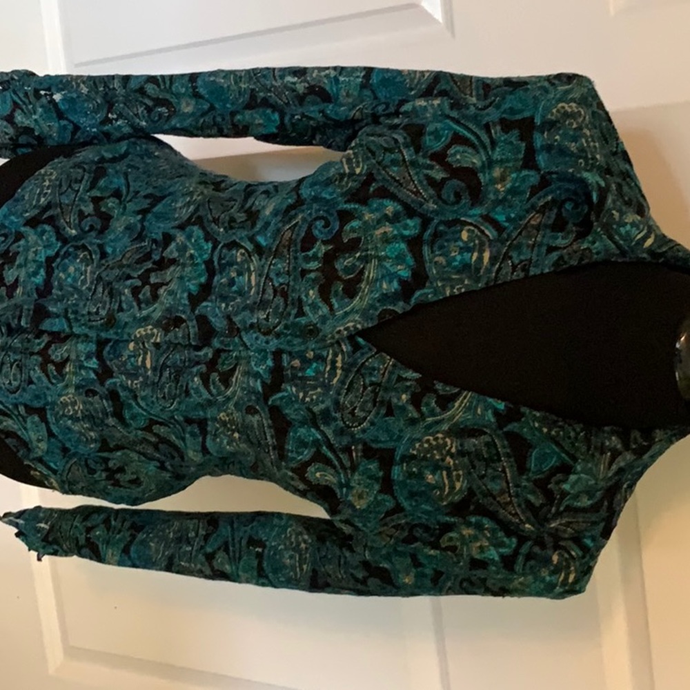 Inc V Neck Button Down Blouse - image 5